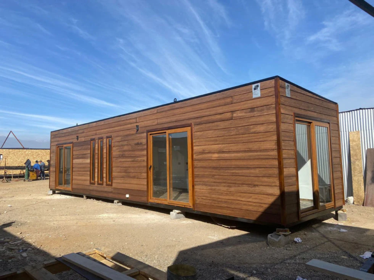 Contenedor Habitacional Modular González 12×3,0 m – Casa Prefabricada de 36 m²