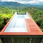 Piscina Contenedor Premium 40 Pies – 11,8×2,2m con Ventana Panorámica Acrílica
