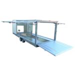 Remolque Portacoches Cerrado CRESCI PAF25L – 3.000 kg – 545 × 210 × 168 cm